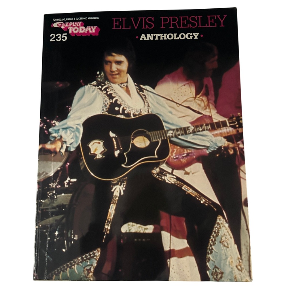 Hal Leonard Elvis Presley Anthology E-Z Play‎ Today 235 Sheet Music Book 1989